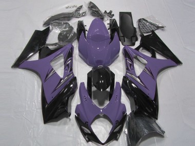 Buy 2007-2008 Dark Purple Glossy Black Suzuki GSXR 1000 Motorcycle Fairings UK
