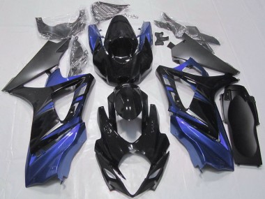 Buy 2007-2008 Glossy Black Blue Suzuki GSXR 1000 Motorcycle Fairings UK