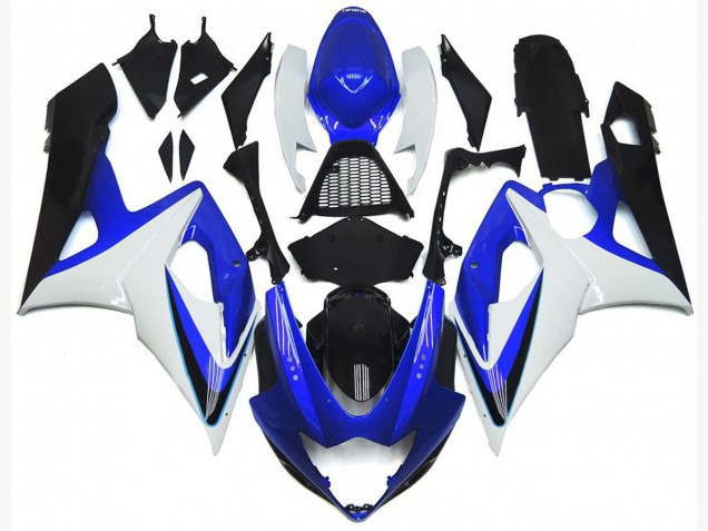 2005-2006 White Red Blue Yellow Suzuki GSXR 1000 Motorcycle Fairing UK
