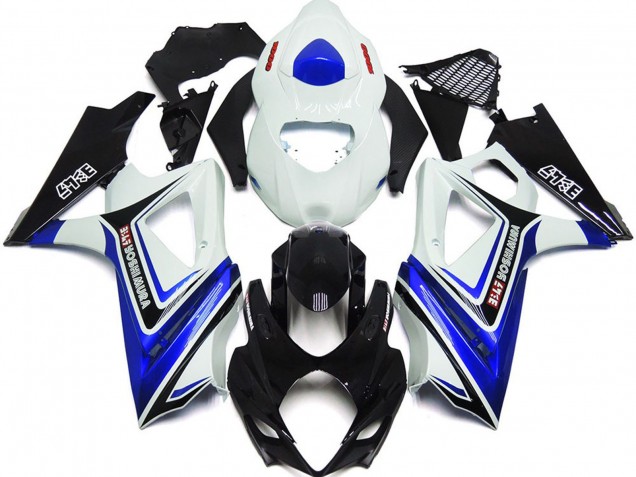2007-2008 White Blue Black OEM Style Suzuki GSXR 1000 Motorcycle Fairings UK
