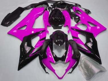 Buy 2005-2006 Pink Glossy Black Suzuki GSXR 1000 Motorcycle Fairings UK