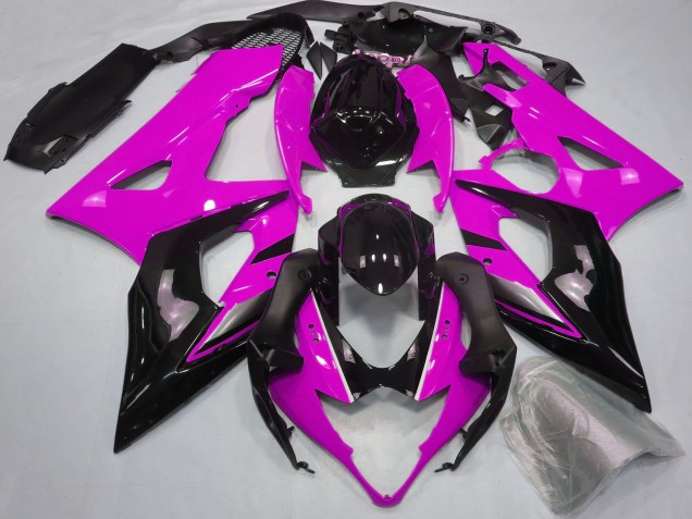2005-2006 Pink Glossy Black Suzuki GSXR 1000 Motorcycle Fairings UK