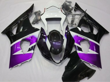 Buy 2003-2004 Purple White Glossy Black Suzuki GSXR 1000 Motorcycle Fairings UK