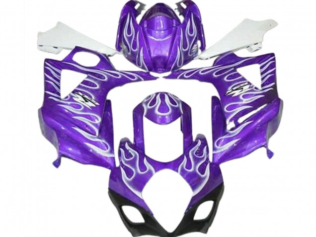 2007-2008 Purple White Flame Suzuki GSXR 1000 Motorcycle Fairings UK