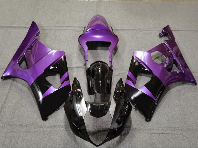 2003-2004 Purple Glossy Black Suzuki GSXR 1000 Motorcycle Fairings UK