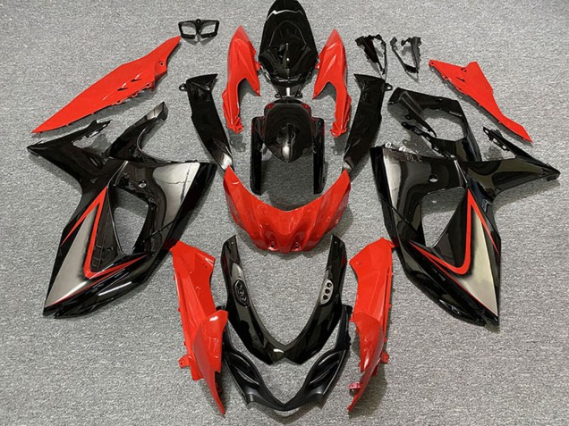 2009-2016 Red Black Suzuki GSXR 1000 Motorcycle Fairings UK