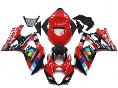 Buy 2007-2008 Red Black Blue White Yellow Suzuki GSXR 1000 Motorcycle Fairings UK