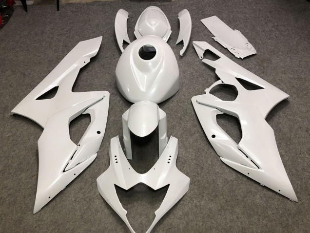 2005-2006 Glossy White Plain Suzuki GSXR 1000 Motorcycle Fairings UK