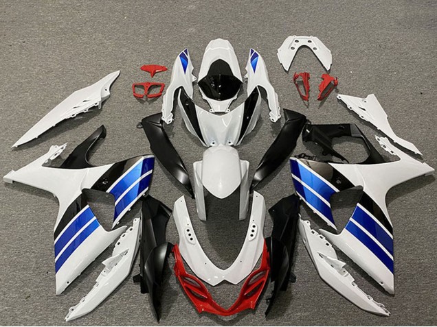 2009-2016 White Blue Red Black Suzuki GSXR 1000 Motorcycle Fairings UK