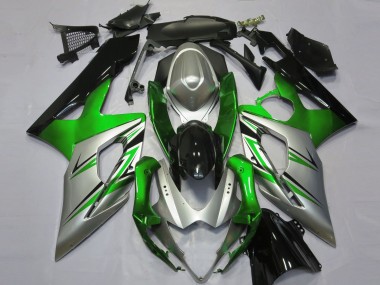 Buy 2005-2006 Green Silver Black Suzuki GSXR 1000 Motorcycle Fairings UK
