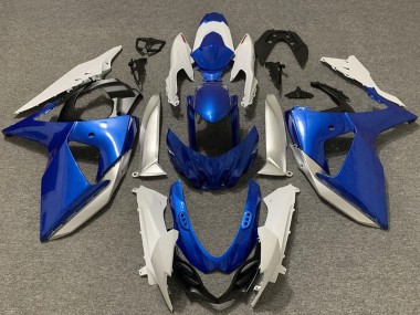 Buy 2009-2016 White Silver Blue Suzuki GSXR 1000 Motorcycle Fairings UK