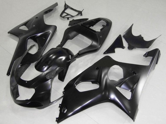 2000-2002 Matte Black Suzuki GSXR 1000 Motorcycle Fairings UK