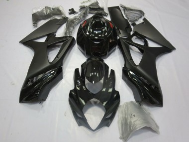 Buy 2007-2008 Glossy Black Matte Black Suzuki GSXR 1000 Motorcycle Fairings UK