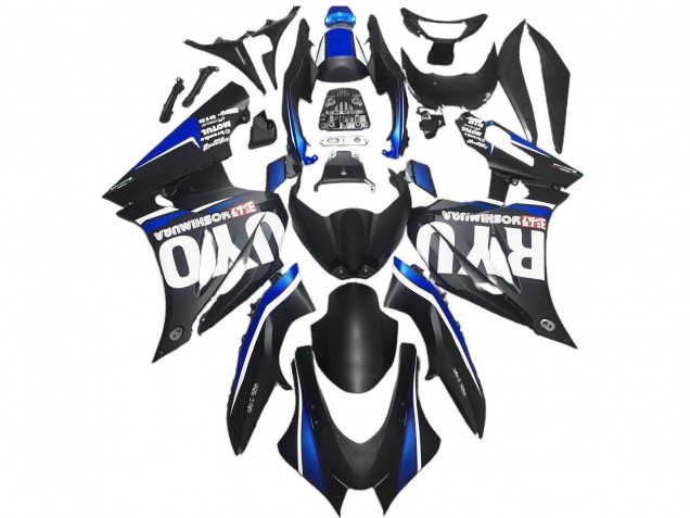 2017-2025 Matte Black Blue Suzuki GSXR 1000 Motorcycle Fairings UK