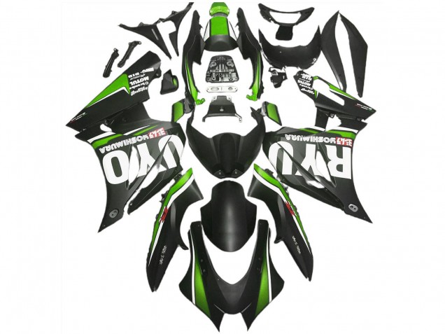 2017-2025 Matte Black Green Suzuki GSXR 1000 Motorcycle Fairings UK