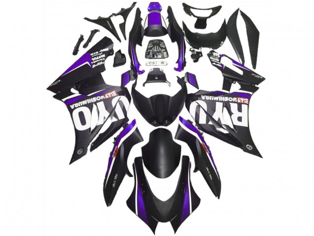 2017-2025 Matte Black Purple Suzuki GSXR 1000 Motorcycle Fairings UK