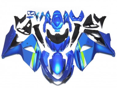 Buy 2009-2016 Blue Green Black Suzuki GSXR 1000 Motorcycle Fairings UK