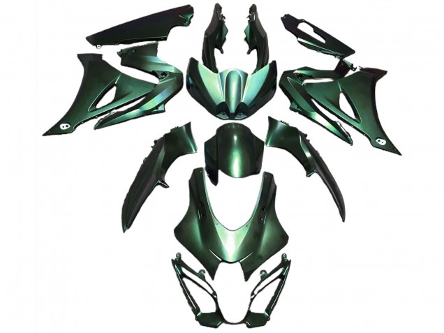2017-2023 Matte Green Suzuki GSXR 1000 Motorcycle Fairings UK