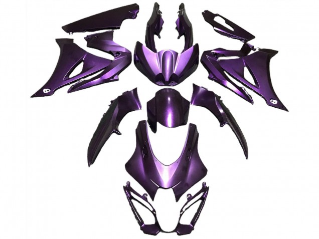 2017-2025 Matte Purple Suzuki GSXR 1000 Motorcycle Fairings UK