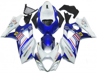 Buy 2007-2008 White Blue Red Yellow Suzuki GSXR 1000 Motorcycle Fairings UK