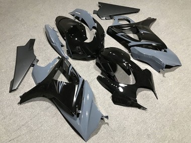 Buy 2007-2008 Nardo Grey Glossy Black OEM Style Suzuki GSXR 1000 Motorcycle Fairings UK