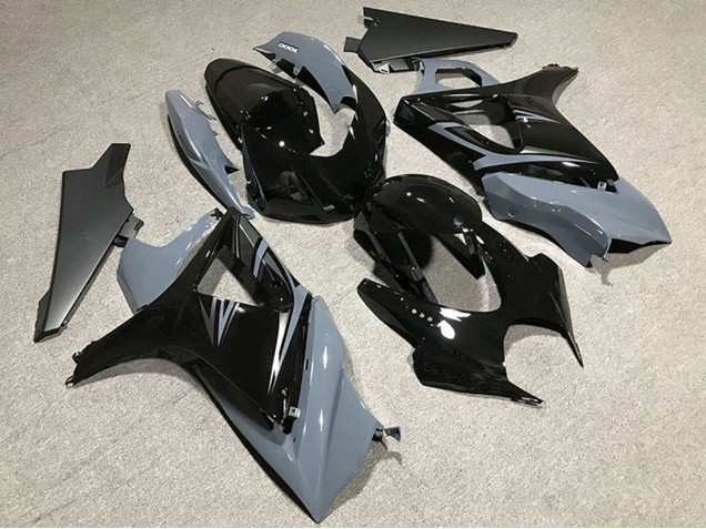 2007-2008 Nardo Grey Glossy Black OEM Style Suzuki GSXR 1000 Motorcycle Fairings UK