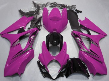Buy 2007-2008 Pink Glossy Black OEM Style Suzuki GSXR 1000 Motorcycle Fairings UK
