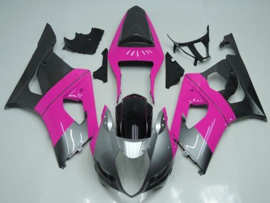 Buy 2003-2004 Pink Silver Black Suzuki GSXR 1000 Motorcycle Fairings UK