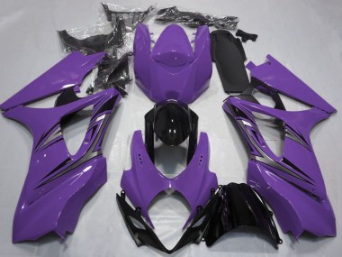 Buy 2007-2008 Purple Glossy Black OEM Style Suzuki GSXR 1000 Motorcycle Fairings UK