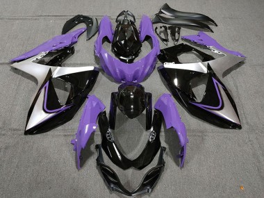 Buy 2009-2016 Purple Silver Black Suzuki GSXR 1000 Motorcycle Fairings UK
