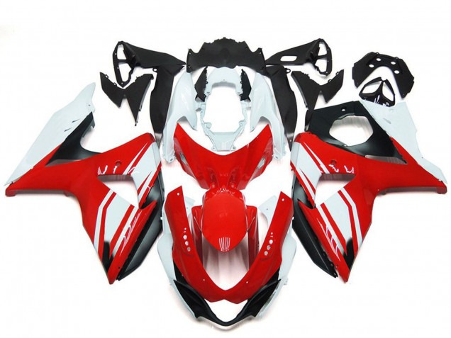 2009-2016 White Red Black Suzuki GSXR 1000 Motorcycle Fairings UK