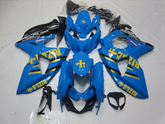 2009-2016 Blue Gold Black Rizla Suzuki GSXR 1000 Motorcycle Fairings UK