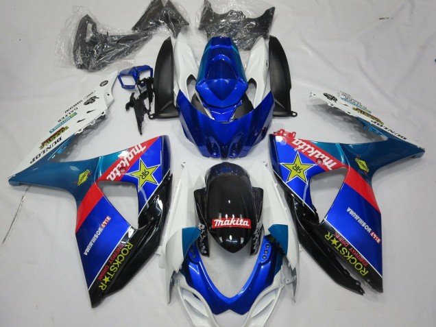 2009-2016 Blue Red Black White RockStar Suzuki GSXR 1000 Motorcycle Fairings UK