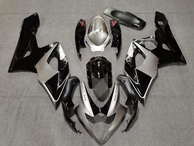 2005-2006 Silver Black Red Suzuki GSXR 1000 Motorcycle Fairings UK