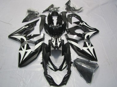 Buy 2009-2016 Black White Suzuki GSXR 1000 Motorcycle Fairings UK