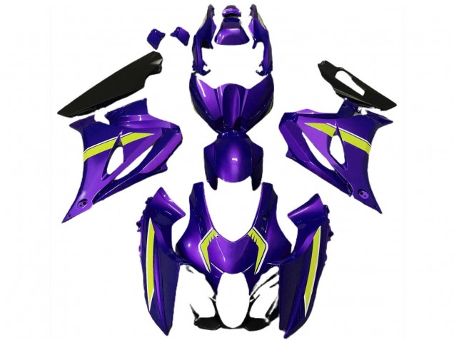 2017-2025 Purple Yellow Style Suzuki GSXR 1000 Motorcycle Fairings UK