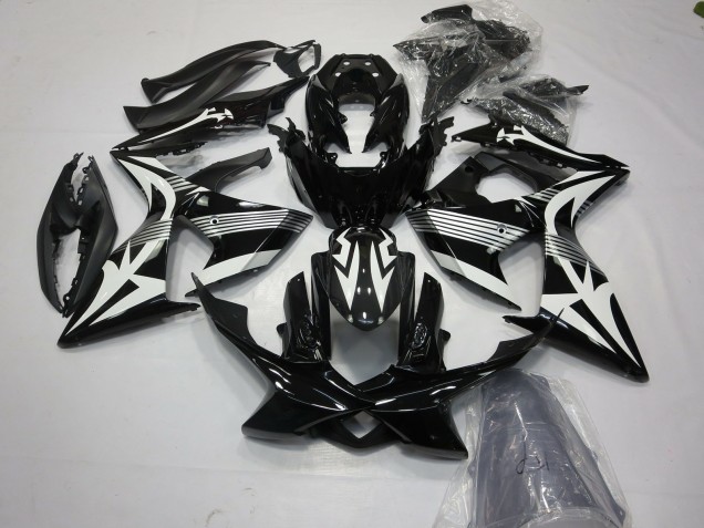 2009-2016 White Black Suzuki GSXR 1000 Motorcycle Fairings UK