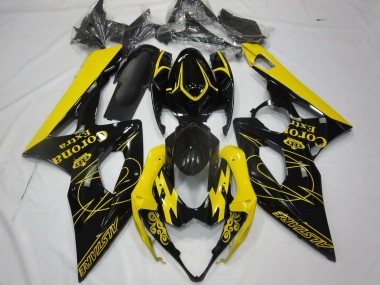 Buy 2005-2006 Yellow Black Corona Alstare Suzuki GSXR 1000 Motorcycle Fairings UK
