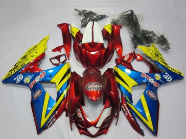 Buy 2009-2016 Yellow Red Blue Suzuki GSXR 1000 Motorcycle Fairings UK