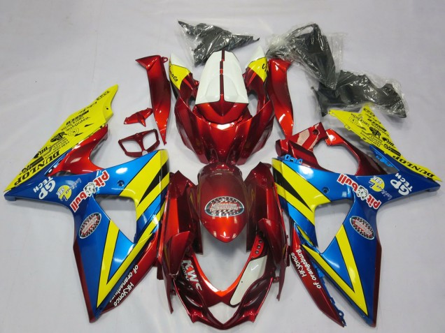2009-2016 Yellow Red Blue Suzuki GSXR 1000 Motorcycle Fairings UK