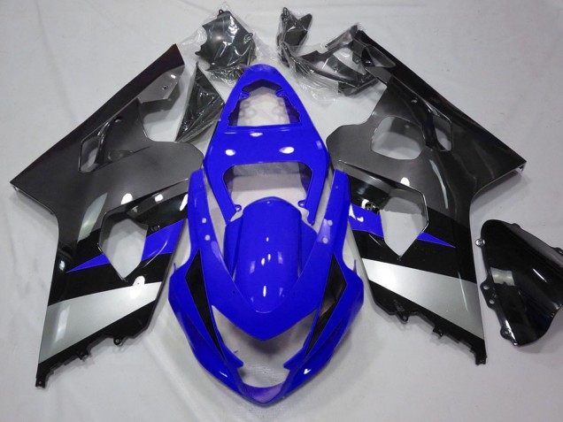 2004-2005 Blue Silver Grey Black Suzuki GSXR 600 / GSXR 750 Motorcycle Fairings UK