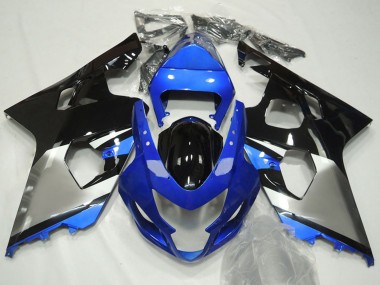 Buy 2004-2005 Blue Silver Black Suzuki GSXR 600 / GSXR 750 Motorcycle Fairings UK