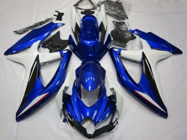 Buy 2008-2010 White Blue Black Suzuki GSXR 600 / GSXR 750 Motorcycle Fairings UK