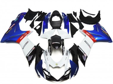 Buy 2011-2024 Blue White Red Suzuki GSXR 600 / GSXR 750 Abs Motorcycle Fairings UK