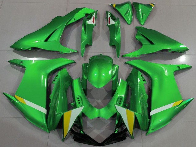 2011-2024 Green White Yellow Suzuki GSXR 600 / GSXR 750 Motorcycle Fairings UK