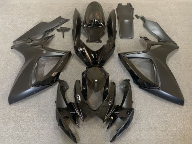 Buy 2006-2007 Glossy Black Matte Black Suzuki GSXR 600 / GSXR 750 Motorcycle Fairings UK