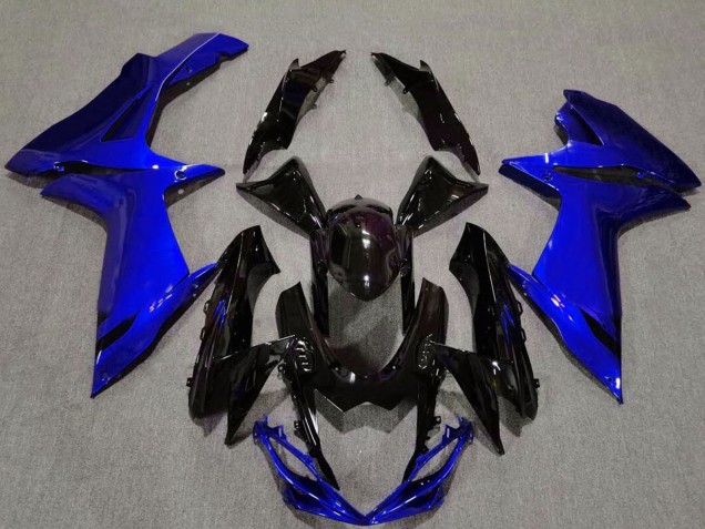 2011-2024 Blue Glossy Black Suzuki GSXR 600 / GSXR 750 Motorcycle Fairing UK