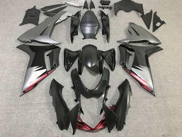 2011-2024 Grey Silver Glossy Black Suzuki GSXR 600 / GSXR 750 Motorcycle Fairings UK