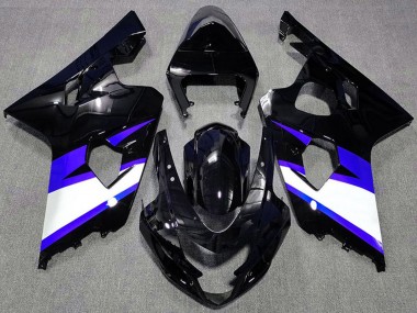 Buy 2004-2005 Glossy Black Blue White Suzuki GSXR 600 / GSXR 750 Motorcycle Fairings UK