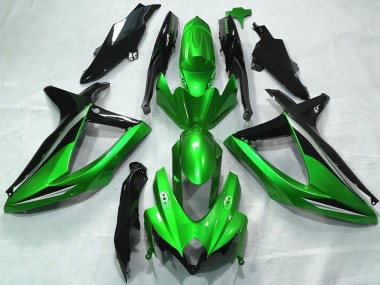 Buy 2008-2010 Green Silver Glossy Black Suzuki GSXR 600 / GSXR 750 Motorcycle Fairings UK